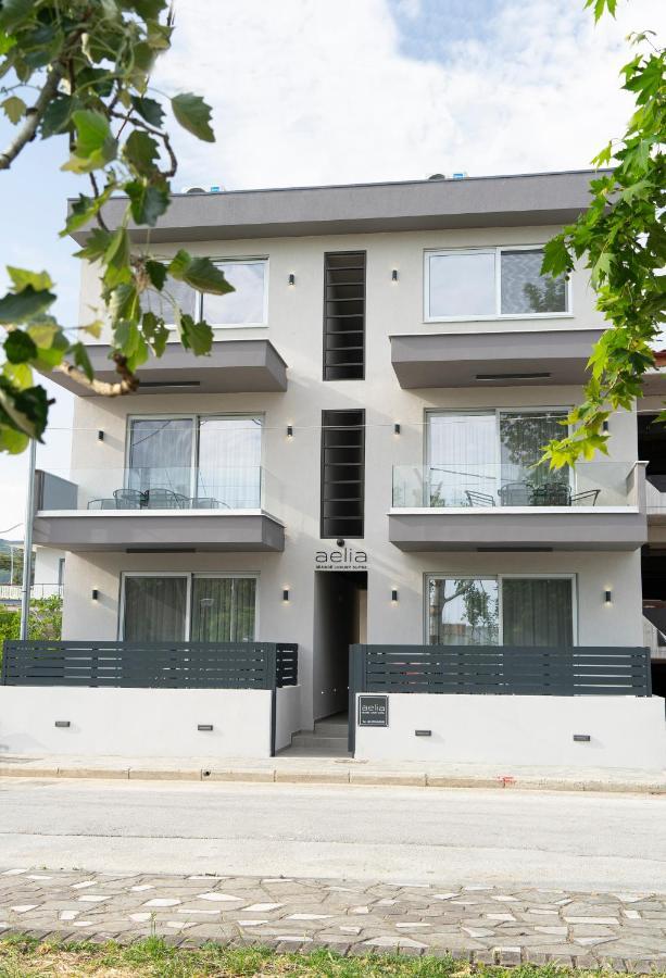 Aelia Seaside Luxury Suites 네아 카르발리 외부 사진